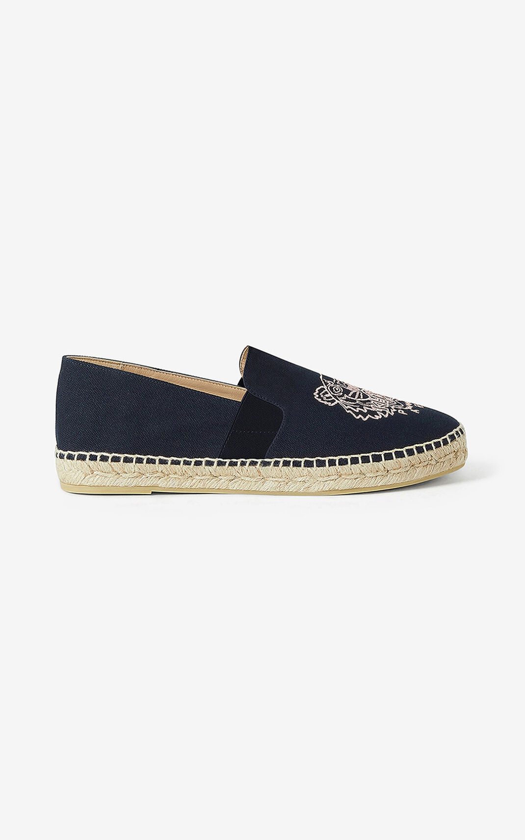 Kenzo Tiger elasticated Vászon Espadrilles Női Kék | ID.889960